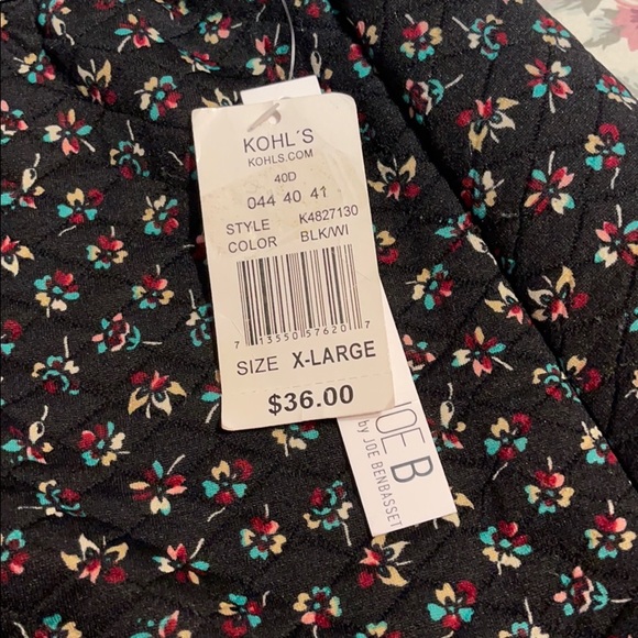 Quilted flower print skirt XL, NWT - Picture 2 of 4